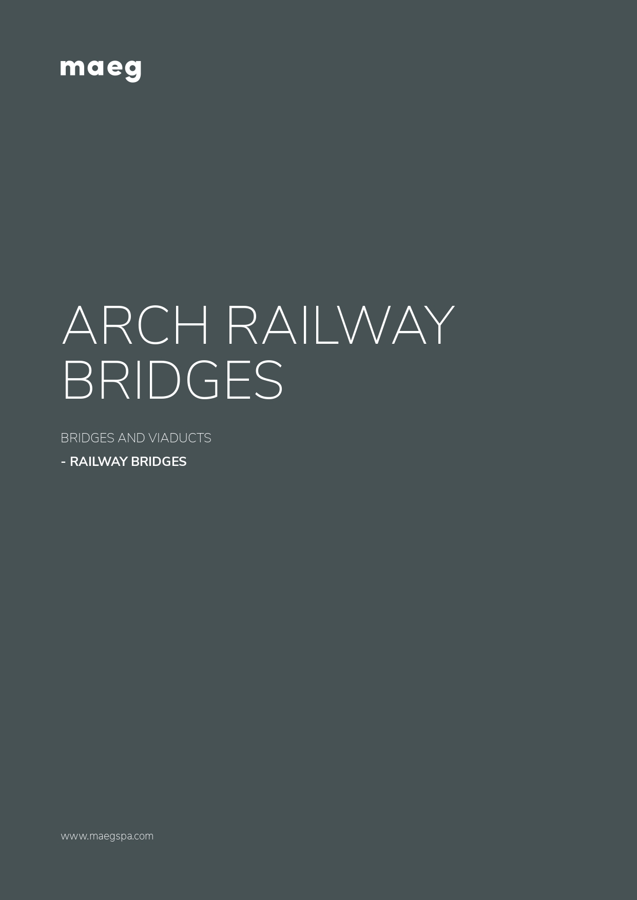 Arch railway bridge
